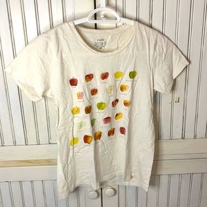 jcrew apples tshirt